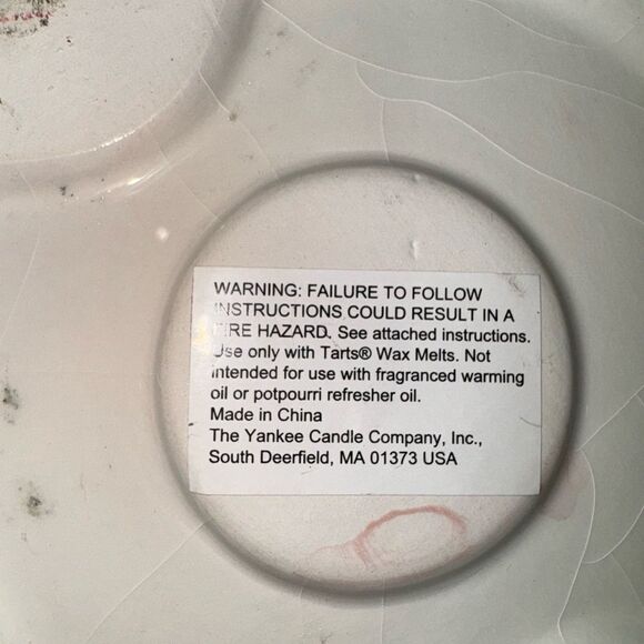 YANKEE CANDLE WAX WARMER WITH CANDLE - Picture 4 of 4